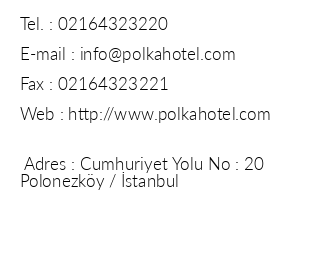 Polka Country Hotel iletiim bilgileri